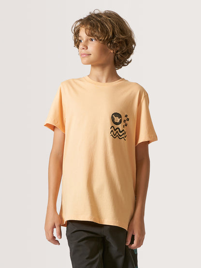 Camiseta Juvenil Hang Loose Elements Coral