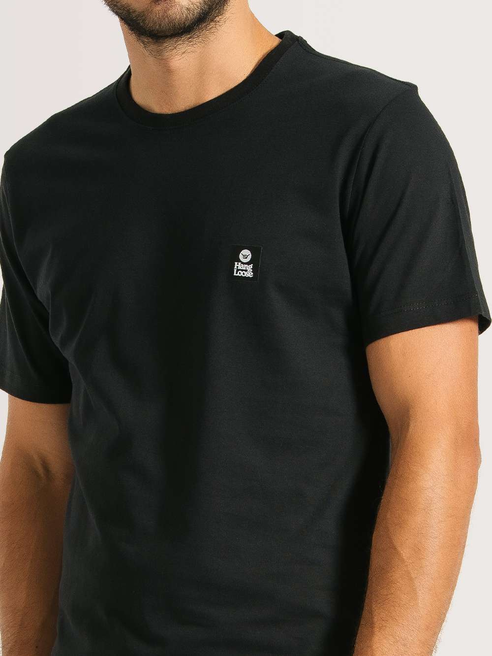 Camiseta Hang Loose  Label Preto