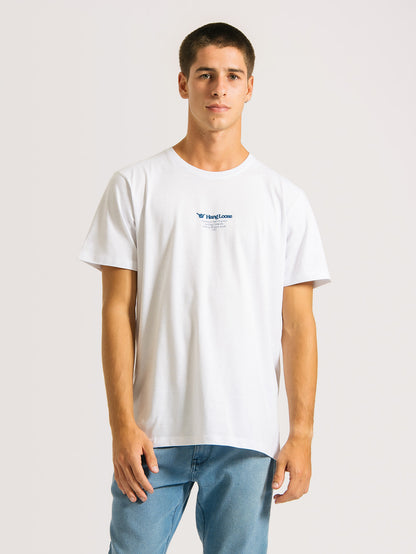 Camiseta Hang Loose  Cacimba Branco