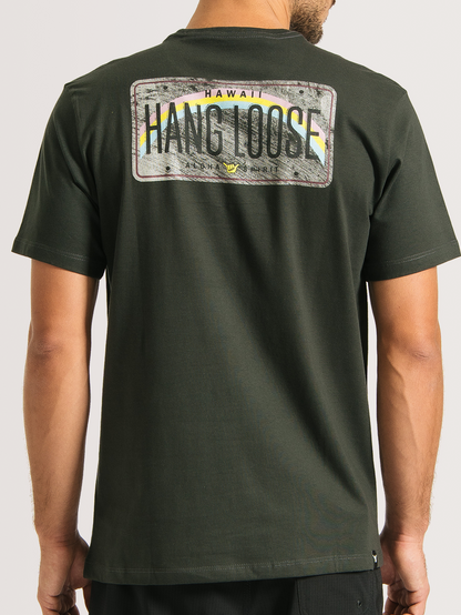 Camiseta Hang Loose  Rainbow Chumbo