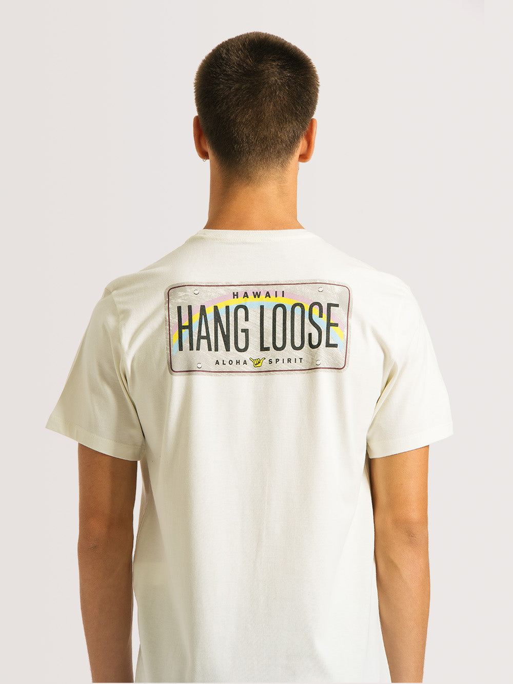 Camiseta Hang Loose  Rainbow Off White