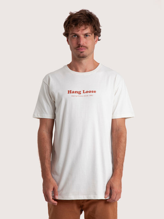Camiseta Hang Loose Seashield Off White