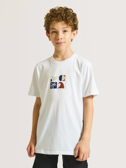 Camiseta Hang Loose Juvenil Lifestyle Branco