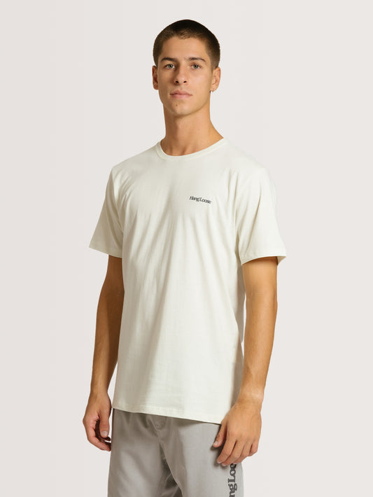 Camiseta Hang Loose Lettering Off White