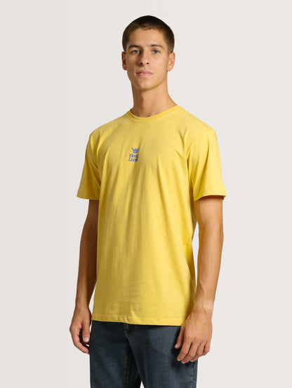 Camiseta Hang Loose Logblock Amarelo