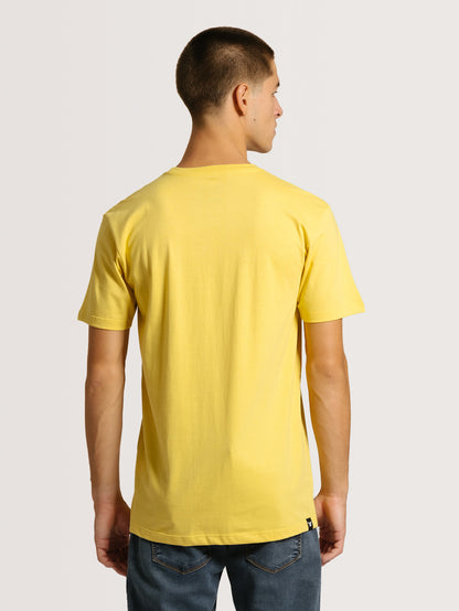 Camiseta Hang Loose Logblock Amarelo