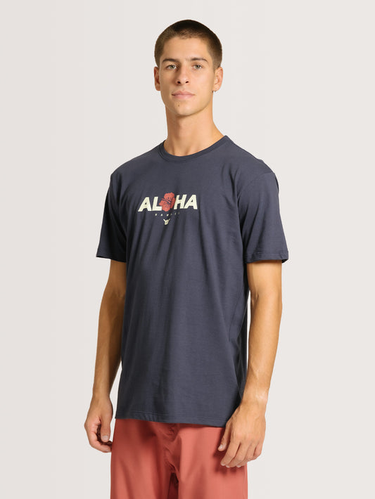 Camiseta Hang Loose Oahu Marinho