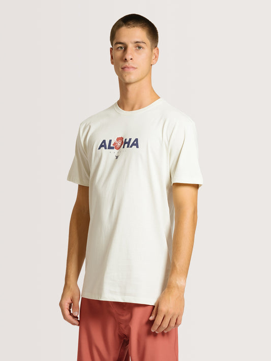 Camiseta Hang Loose Oahu Off White