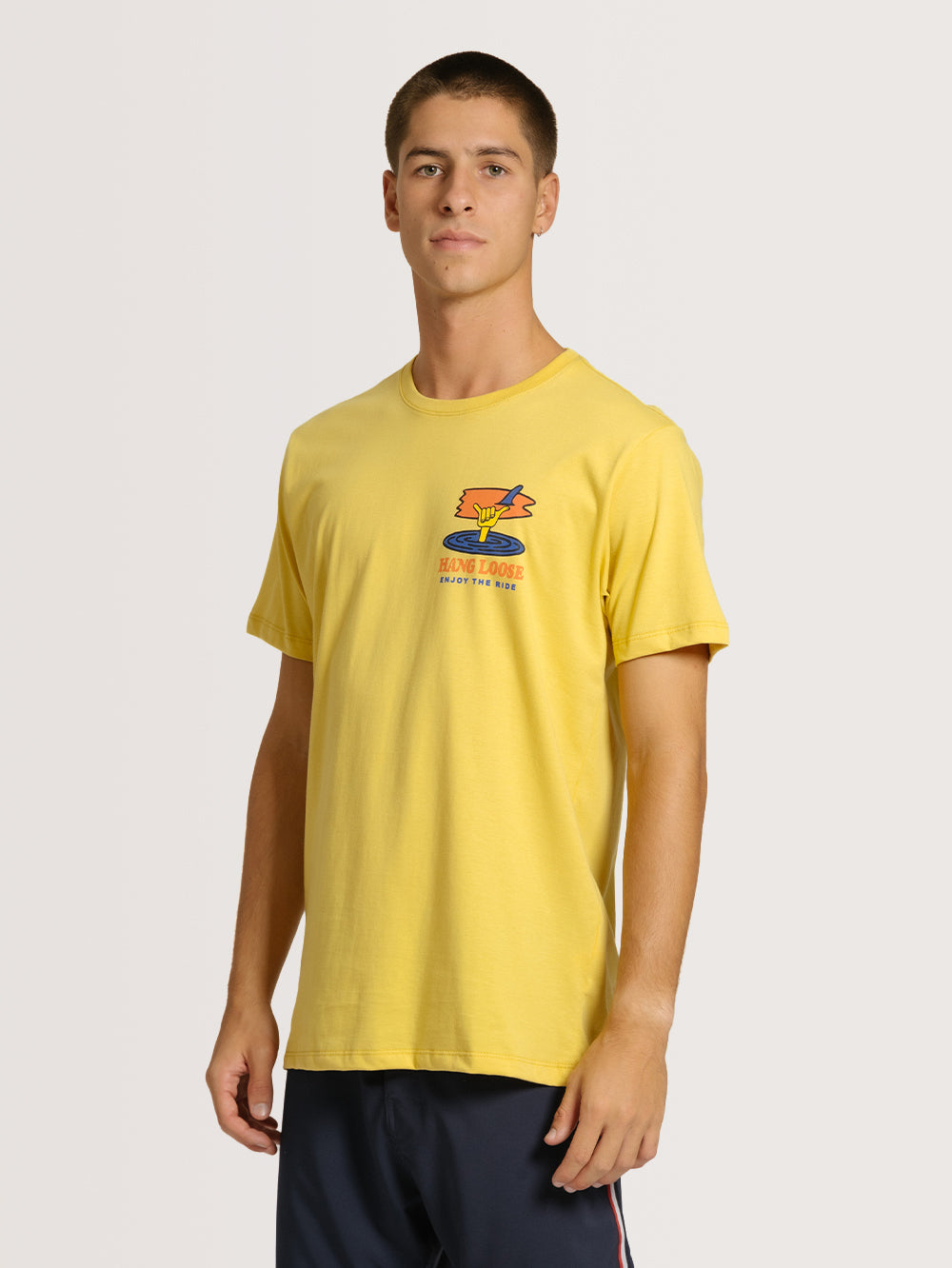 Camiseta Hang Loose The Ride Amarelo