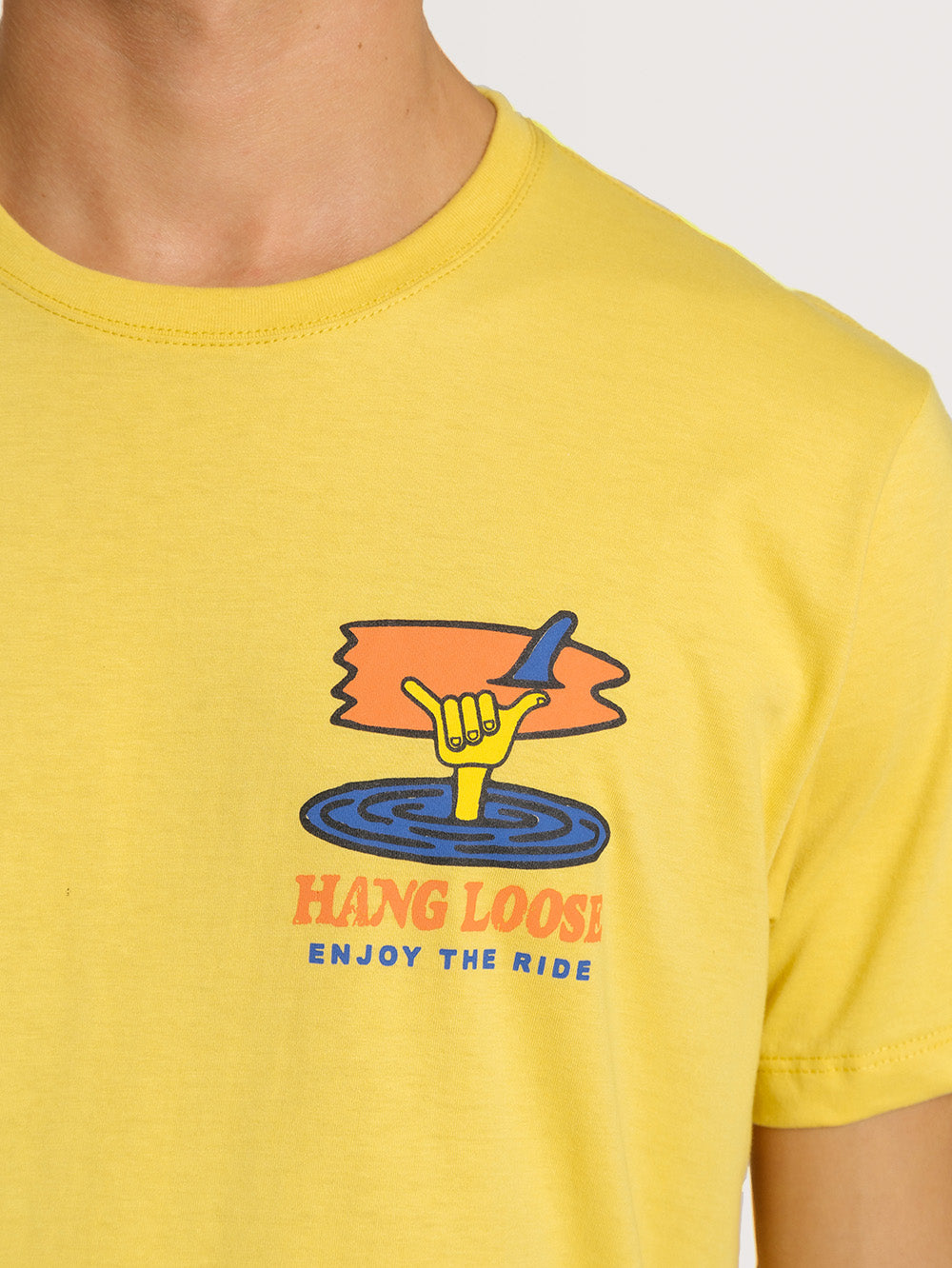 Camiseta Hang Loose The Ride Amarelo