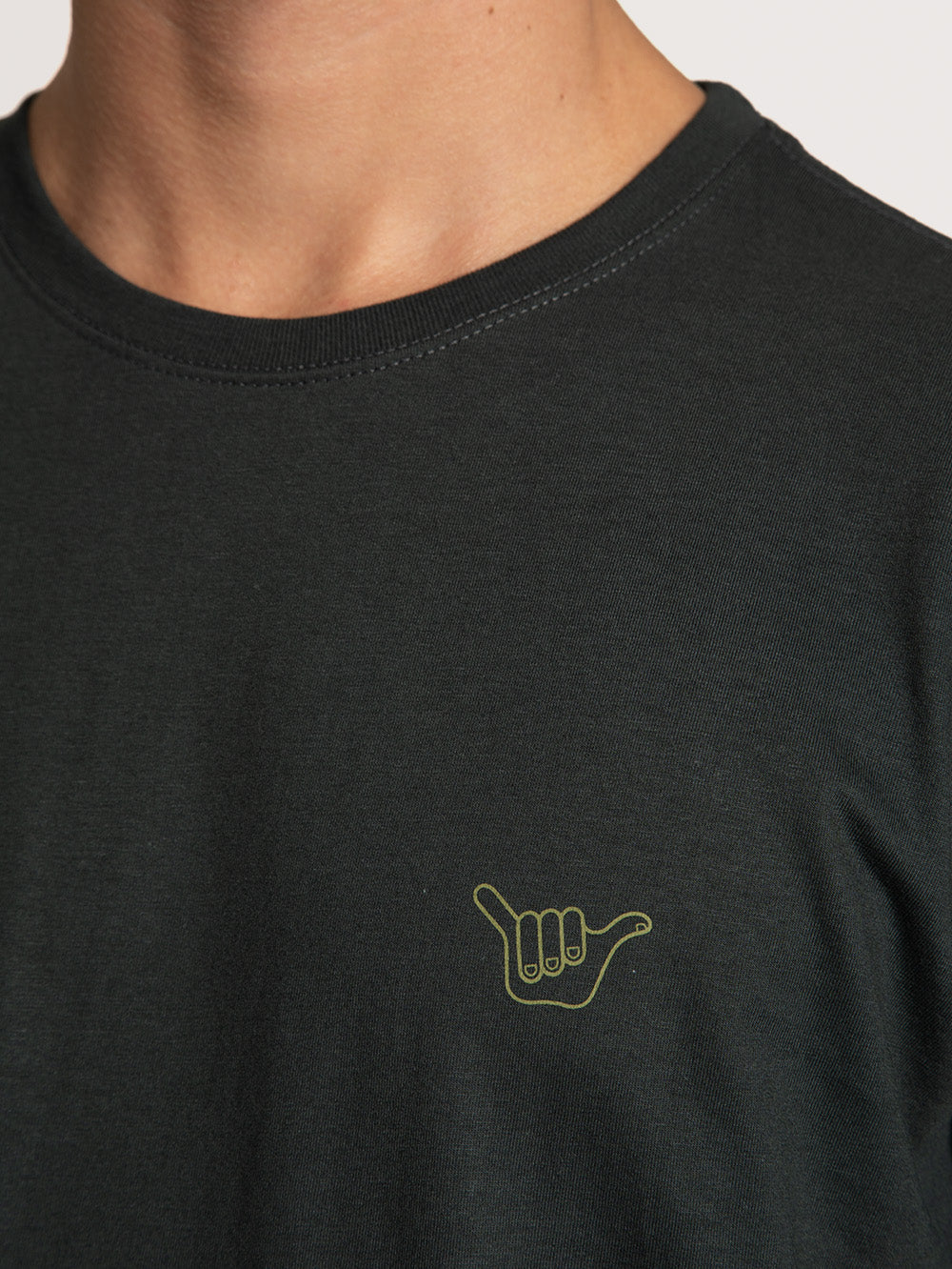 Camiseta Hang Loose Leaflogo Chumbo