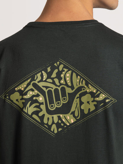 Camiseta Hang Loose Leaflogo Chumbo