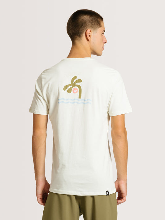 Camiseta Hang Loose Palms Off White