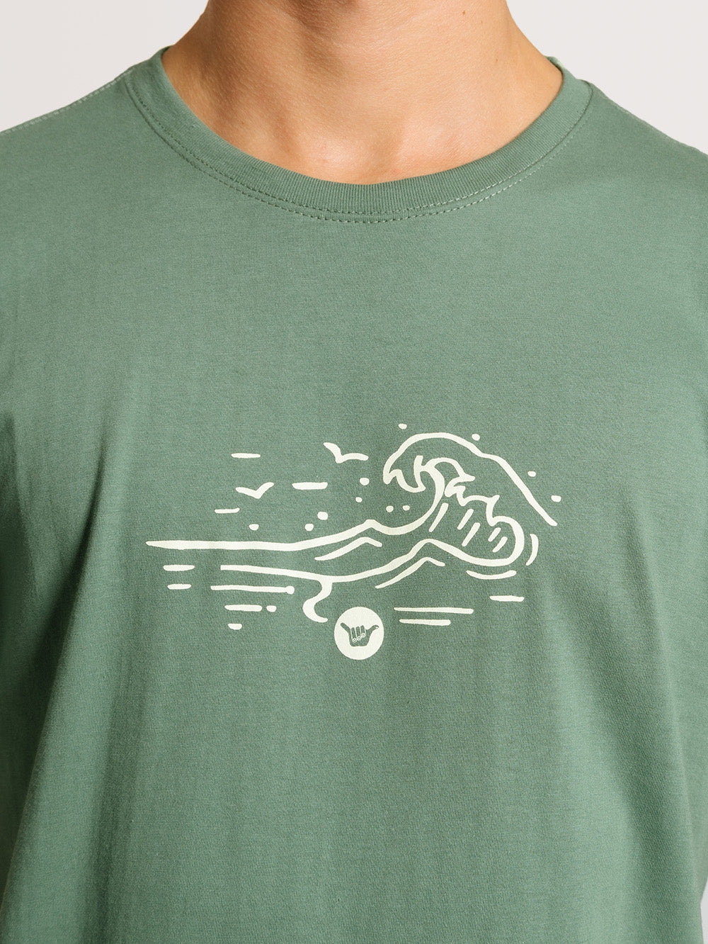 Camiseta Hang Loose Wave Verde