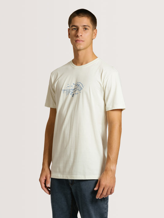 Camiseta Hang Loose Wave Off White