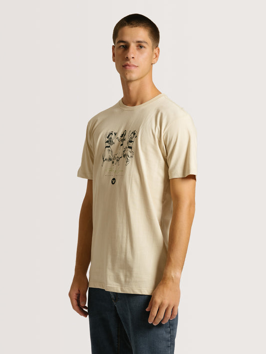 Camiseta Hang Loose Ula Areia