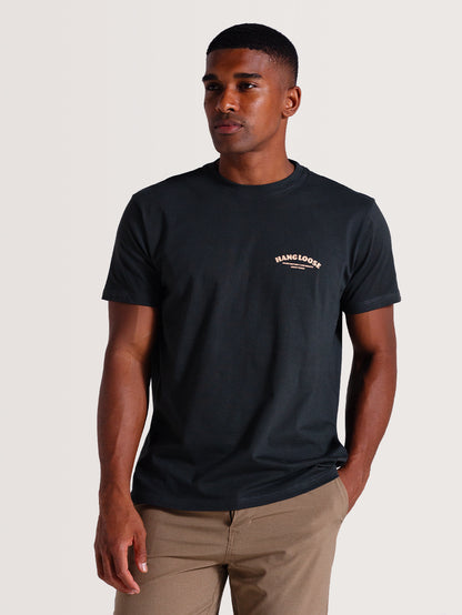 Camiseta Cinza Manga Curta Hang Loose Mountain