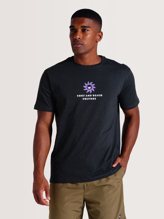 Camiseta Cinza Manga Curta Hang Loose Shield