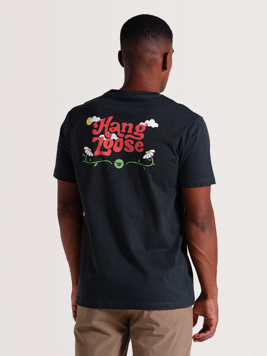 Camiseta Cinza Manga Curta Hang Loose Clouds