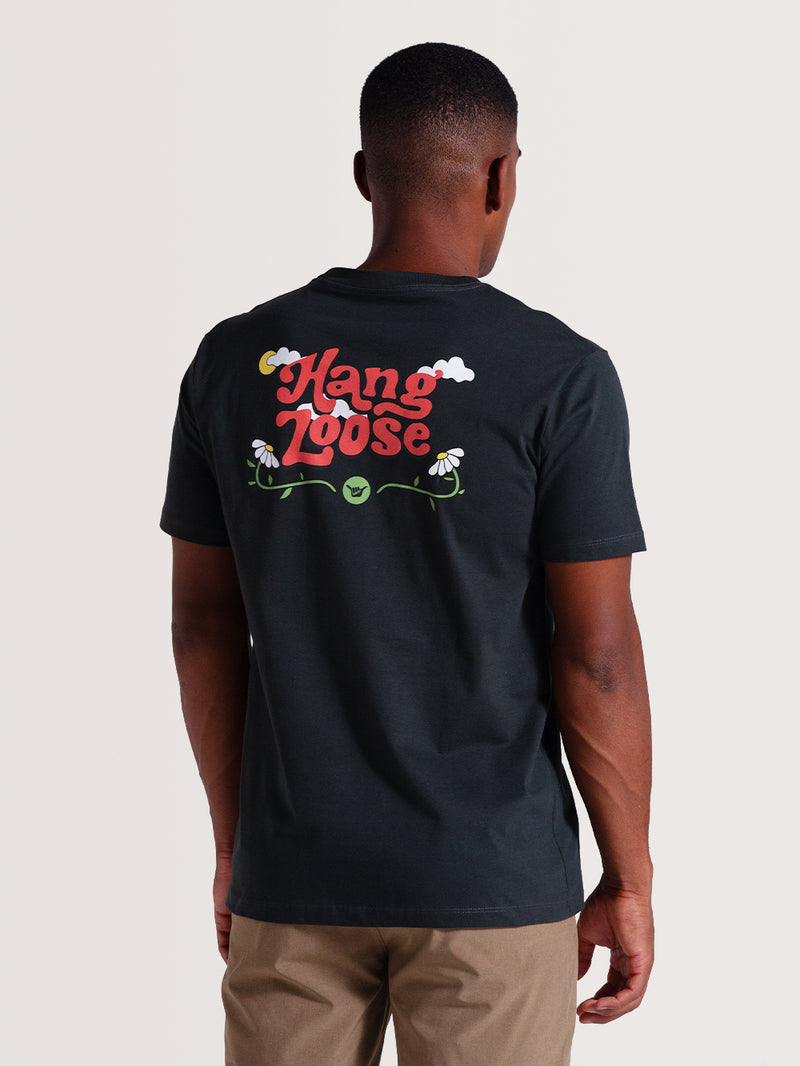 Camiseta Cinza Manga Curta Hang Loose Clouds