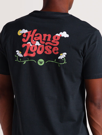 Camiseta Cinza Manga Curta Hang Loose Clouds