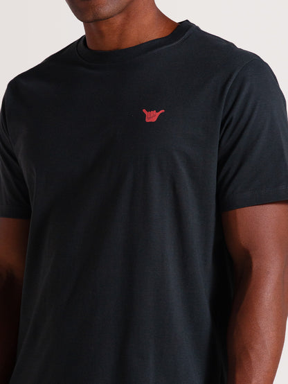 Camiseta Cinza Manga Curta Hang Loose Clouds
