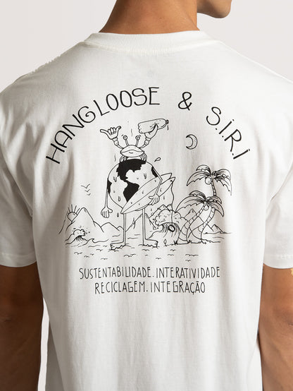 Camiseta Hang Loose S.I.R.I Mundi Off White