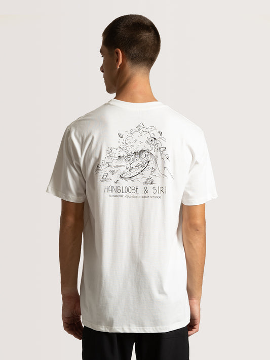 Camiseta Hang Loose S.I.R.I Wave Off White