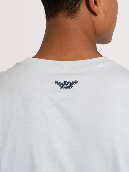 Camiseta Manga Curta Cinza Hang Loose Retro