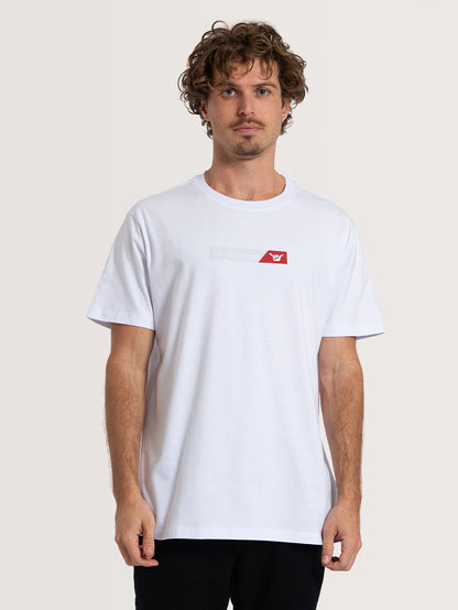 Camiseta Manga Curta Branca Hang Loose Classic