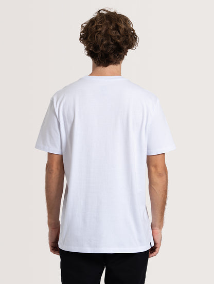 Camiseta Manga Curta Branca Hang Loose Classic