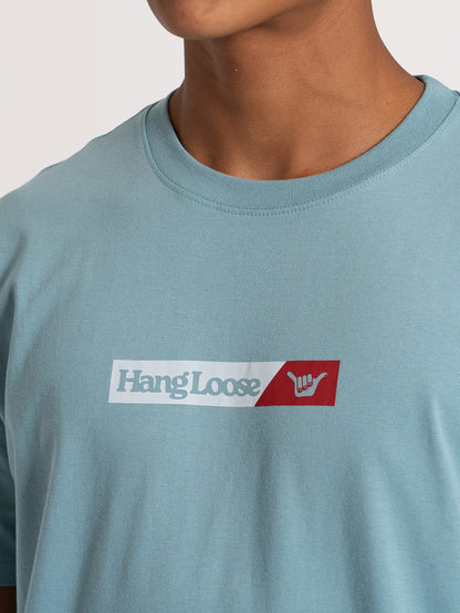 Camiseta Manga Curta Azul Hang Loose Classic