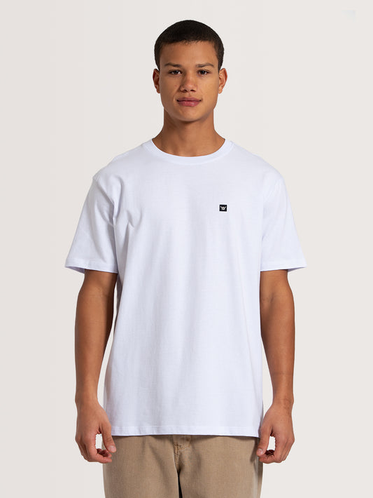 Camiseta Manga Curta Branca Hang Loose Mini