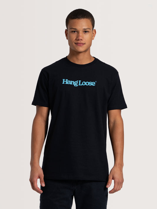 Camiseta Manga Curta Preta Hang Loose Inc