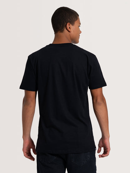 Camiseta Manga Curta Preta Hang Loose Inc