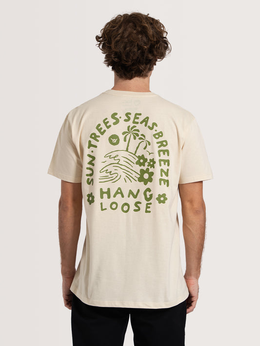 Camiseta Manga Curta Off White Hang Loose Breeze