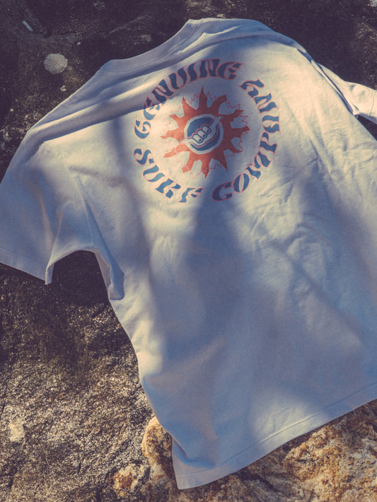 Camiseta Manga Curta Branca Hang Loose Genuine