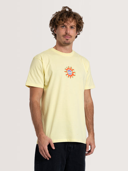 Camiseta Manga Curta Amarela Hang Loose Genuine
