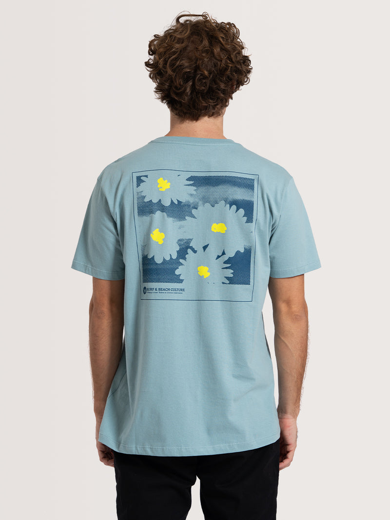 Camiseta Manga Curta Azul Hang Loose Daisy