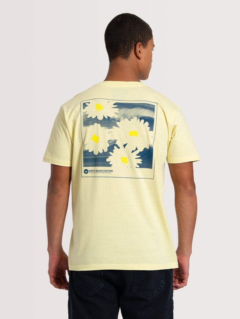 Camiseta Manga Curta Amarela Hang Loose Daisy