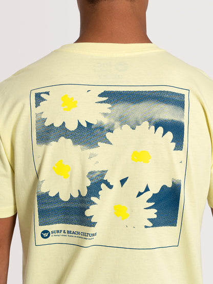 Camiseta Manga Curta Amarela Hang Loose Daisy