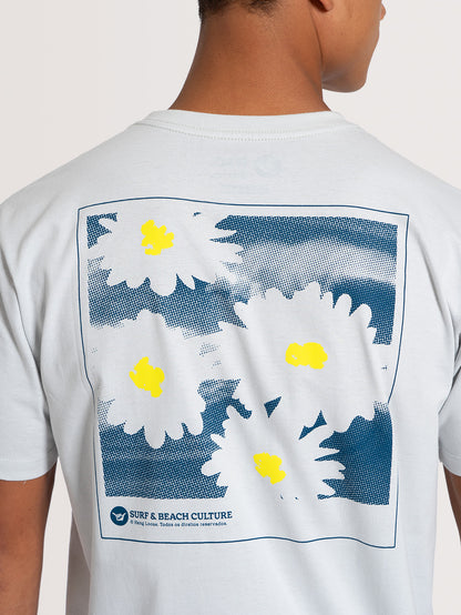 Camiseta Manga Curta Cinza Hang Loose Daisy