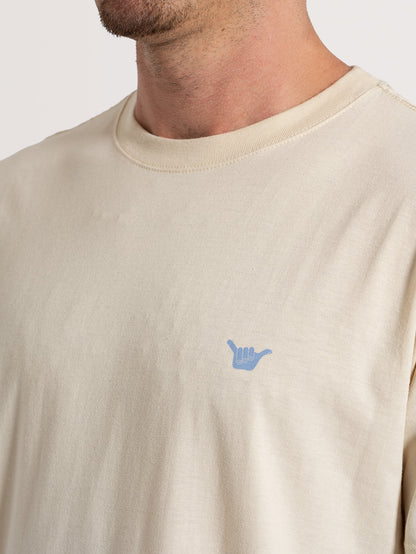 Camiseta Manga Curta Off White Hang Loose Greekback