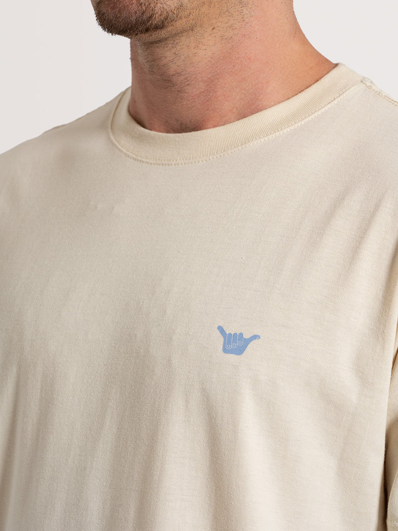 Camiseta Manga Curta Off White Hang Loose Greekback