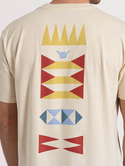 Camiseta Manga Curta Off White Hang Loose Greekback