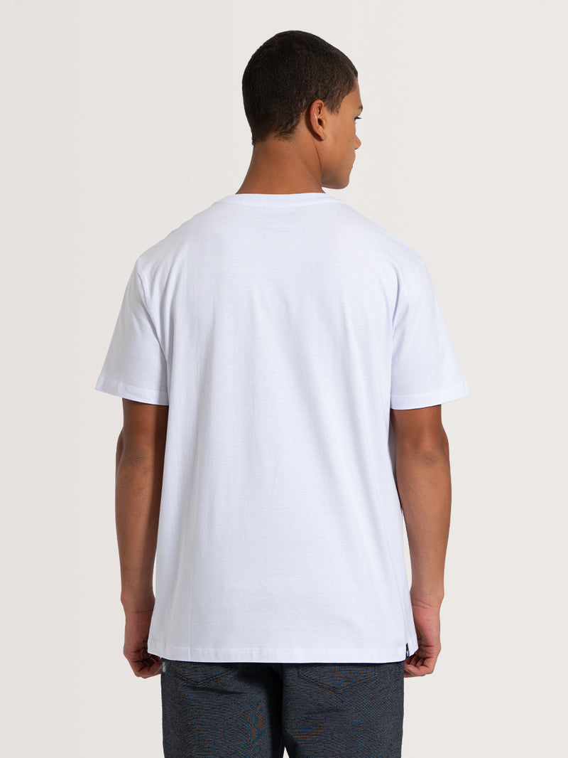 Camiseta Manga Curta Branca Hang Loose Multiply