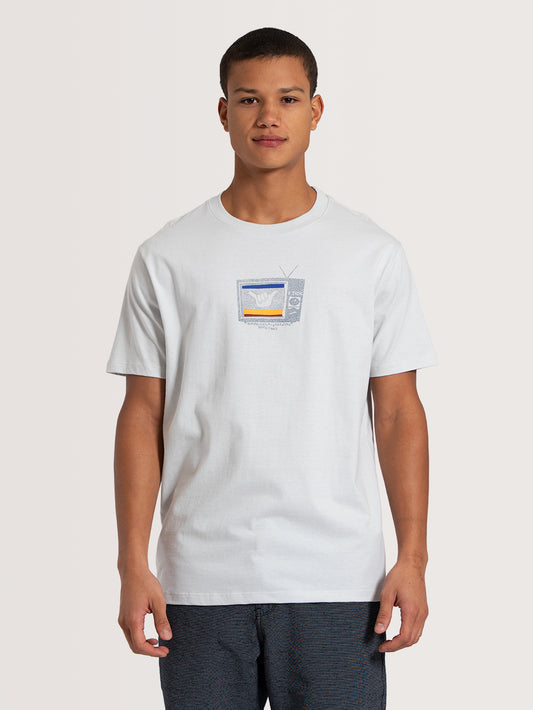 Camiseta Manga Curta Cinza Gelo Hang Loose Tvon