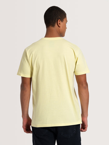 Camiseta Manga Curta Amarela Hang Loose Coast