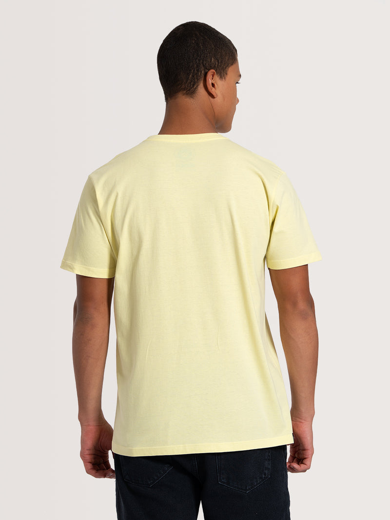Camiseta Manga Curta Amarela Hang Loose Coast