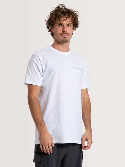 Camiseta Manga Curta Branca Hang Loose Platano